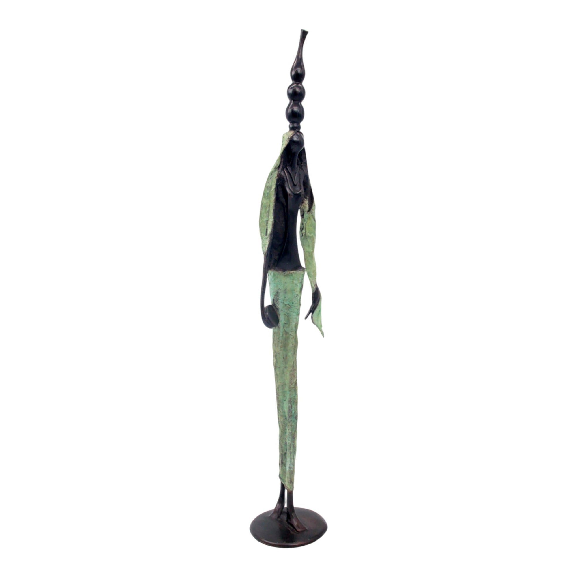 Bronze 55 cm vert n°5 Bronzes d'Afrique
