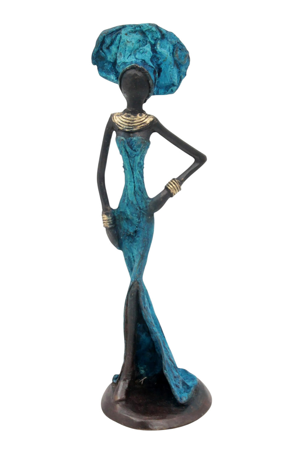 Bronze 25 cm bleu n°33 
