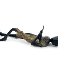Bronze allongé 20 cm vert n°3 Bronzes d'Afrique