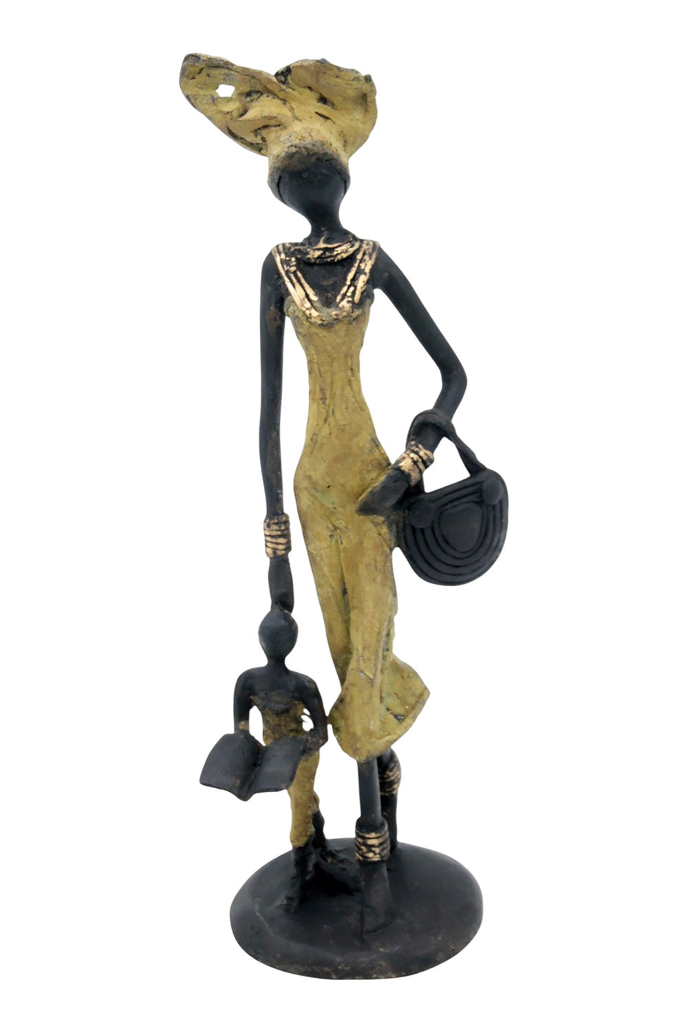 Bronze 25 cm vert n°8 