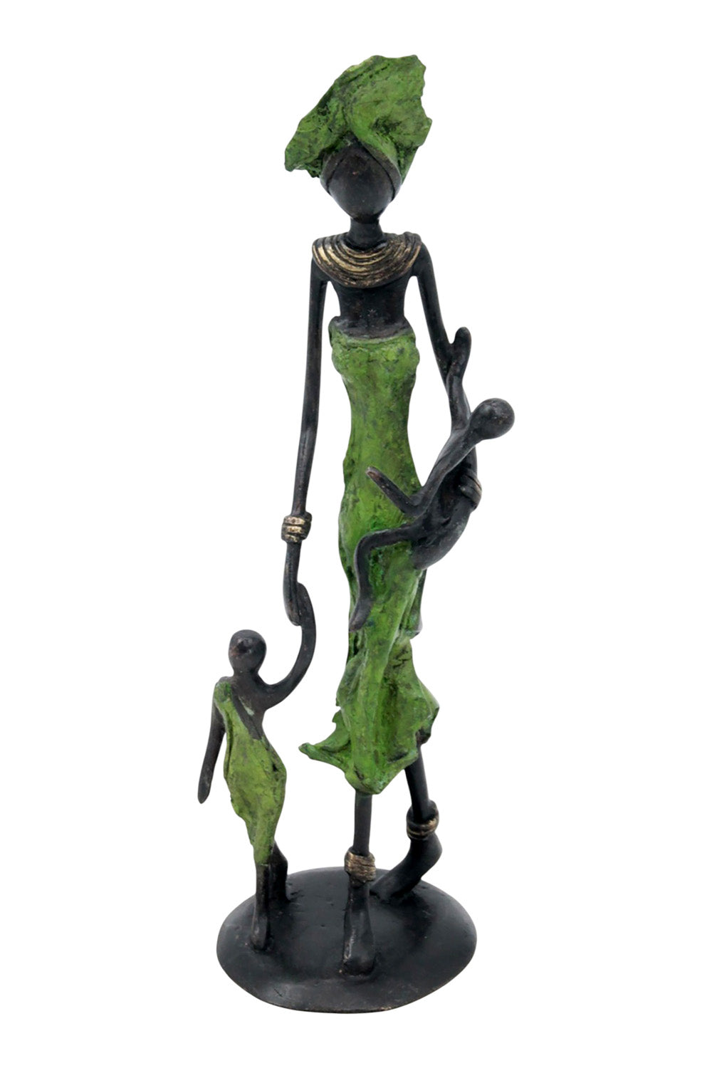 Bronze 25 cm vert n°15 