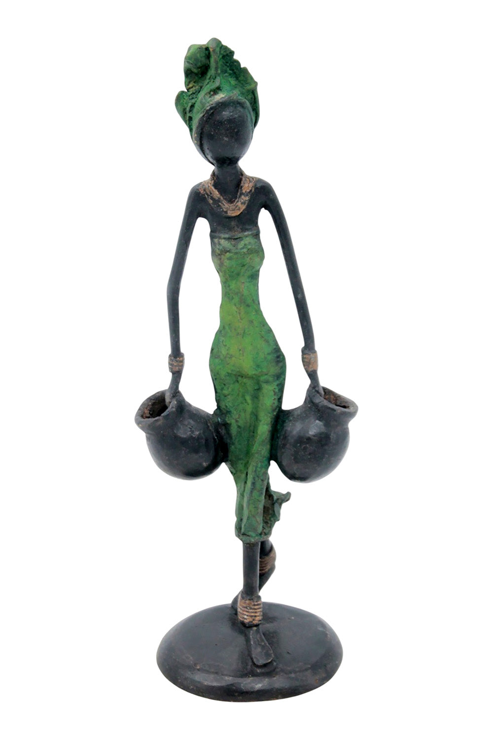 Bronze 25 cm vert n°21 
