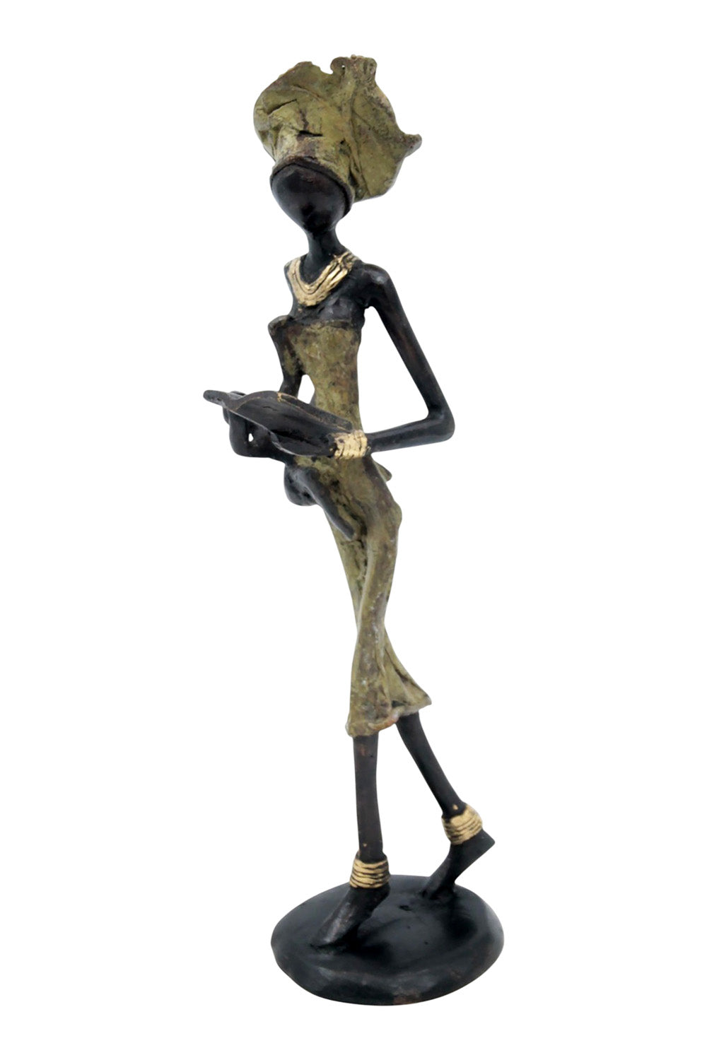 Bronze 25 cm vert n°34 