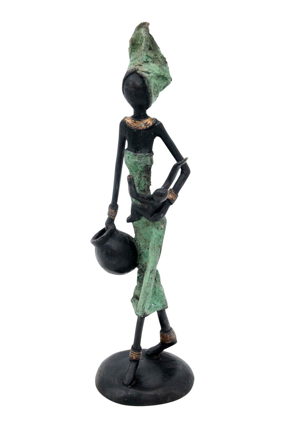 Bronze 25 cm vert n°35 