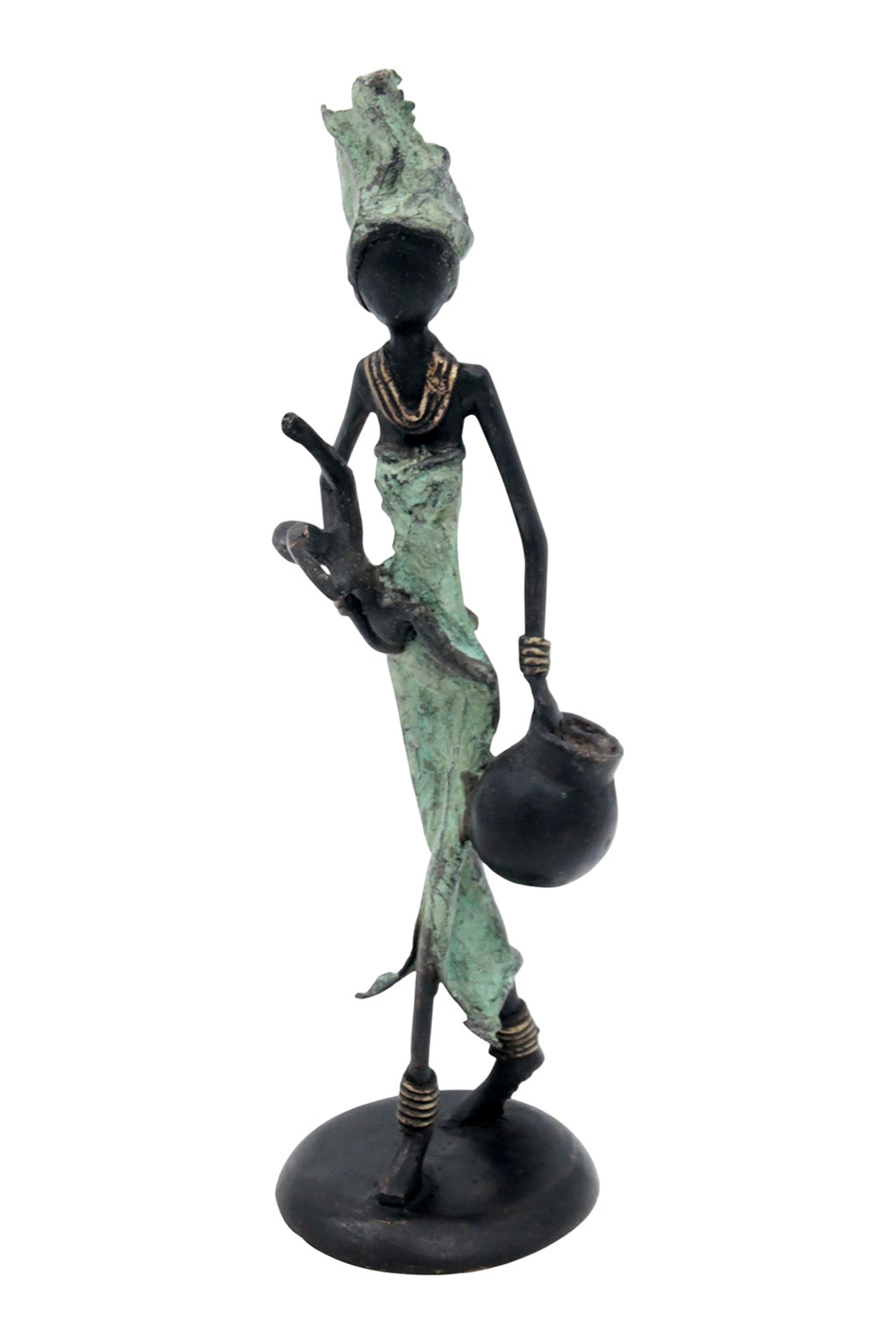 Bronze 25 cm vert n°36 