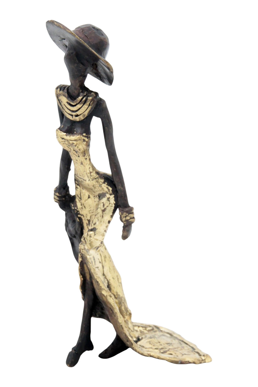 Bronze 15 cm doré n°21 