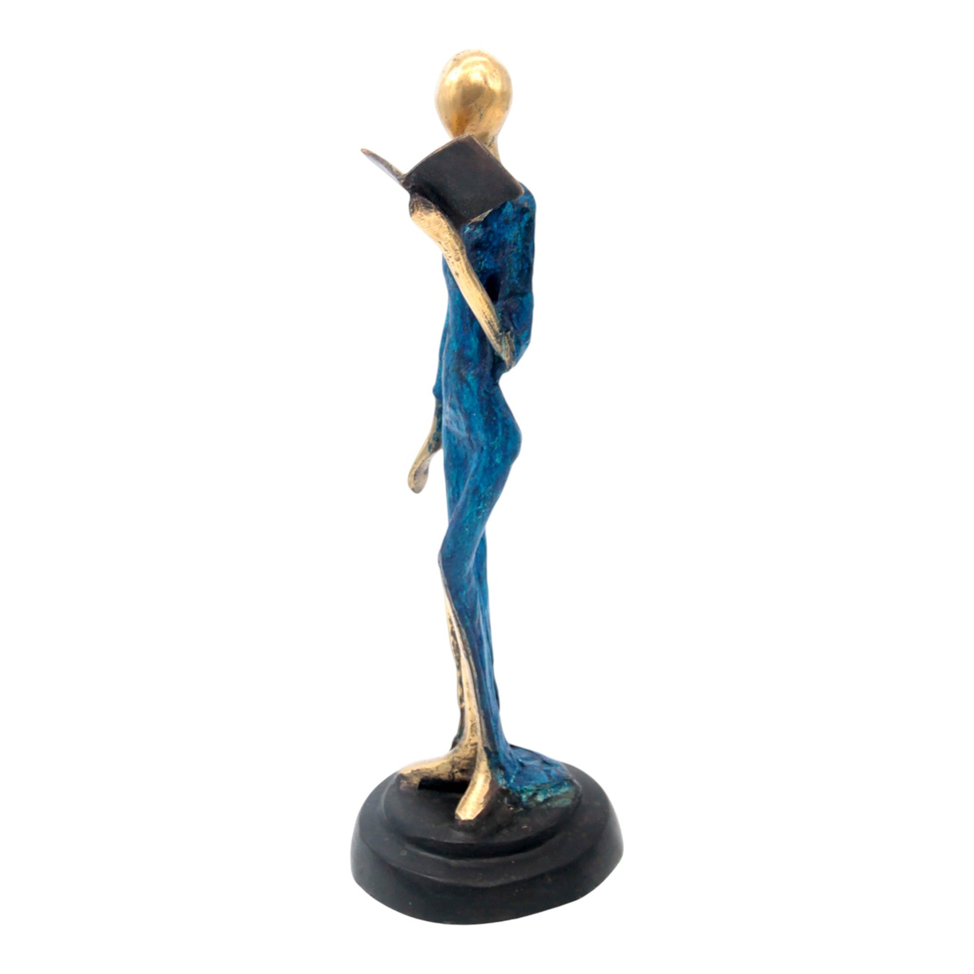 Bronze Art déco 30 cm bleu n°2 Bronzes d'Afrique