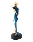 Bronze Art déco 30 cm bleu n°2 Bronzes d'Afrique