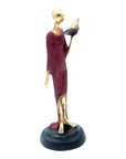 Bronze Art déco 30 cm rouge n°1 Bronzes d'Afrique
