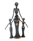 Bronze Mohamadi Dermé 30 cm marron n°4 Bronzes d'Afrique