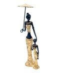 Bronze Mohamadi Dermé 30 cm doré n°4 Bronzes d'Afrique