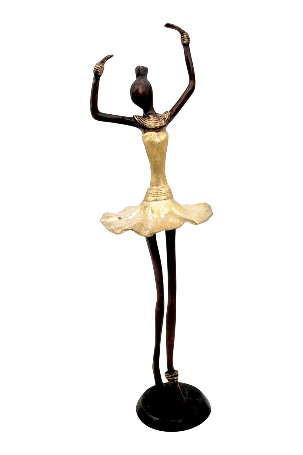 Ballerine 45 cm dorée n°2 