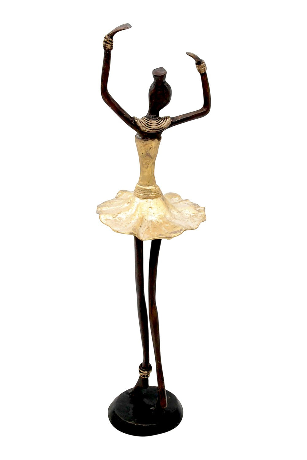 Ballerine 45 cm dorée n°2 