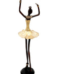 Ballerine 45 cm dorée n°2 