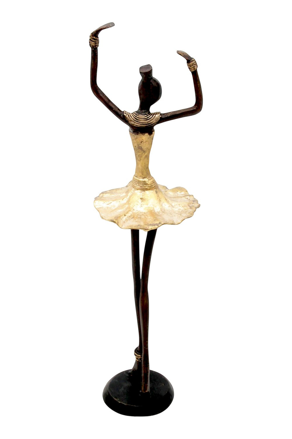Ballerine 45 cm dorée n°2 