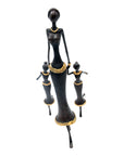 Bronze Mohamadi Dermé 40 cm noir n°1 Bronzes d'Afrique