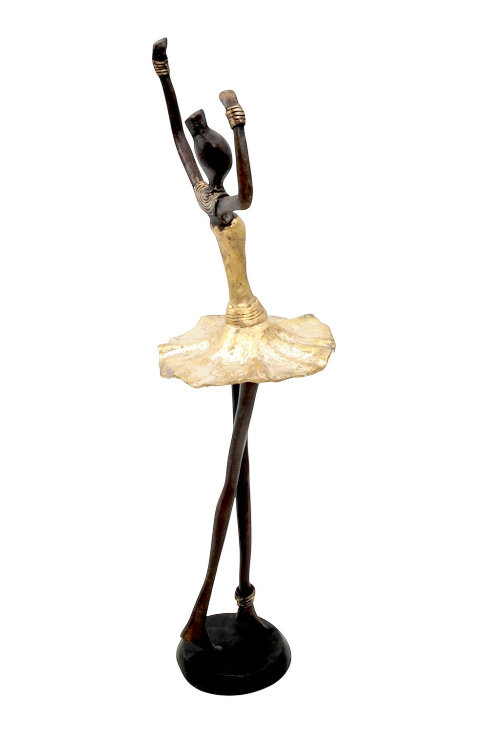 Ballerine 45 cm dorée n°2 