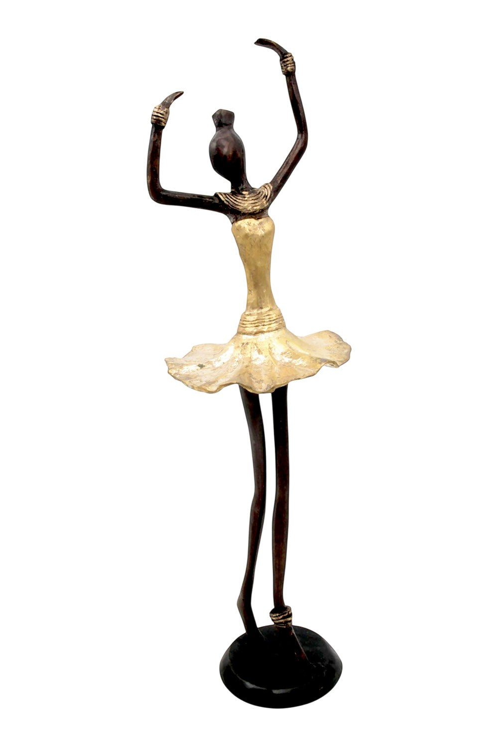 Ballerine 45 cm dorée n°2 