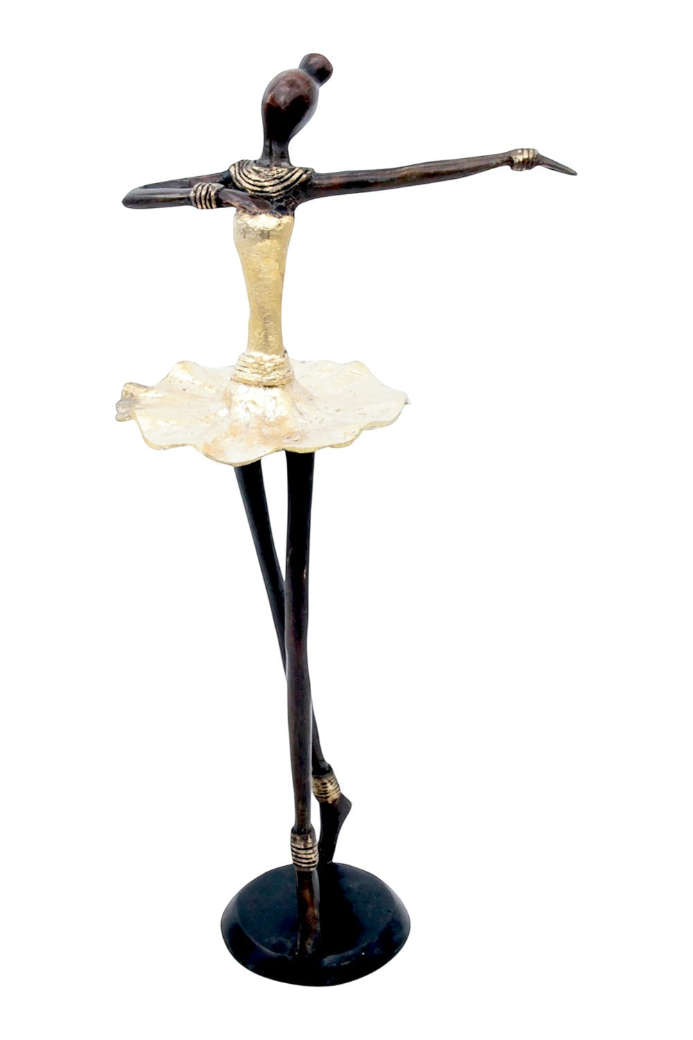 Ballerine 45 cm dorée n°3 
