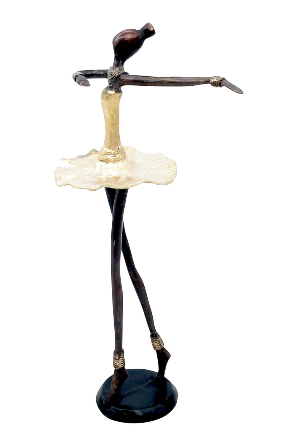 Ballerine 45 cm dorée n°3 