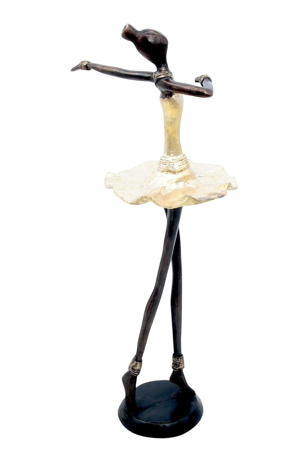 Ballerine 45 cm dorée n°3 