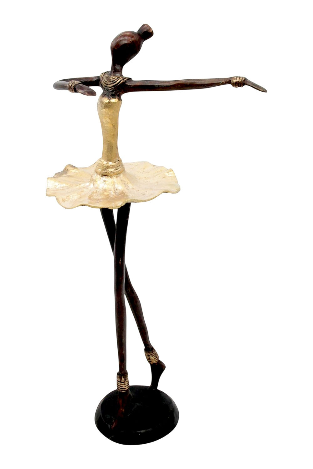 Ballerine 45 cm dorée n°3 