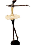Ballerine 45 cm dorée n°3 