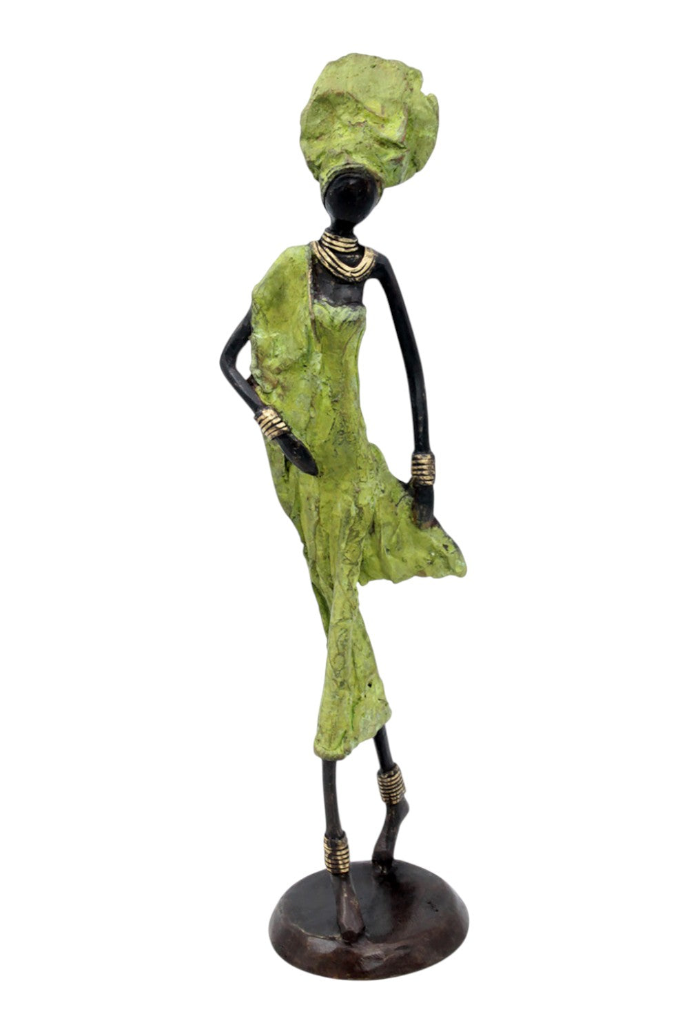 Bronze 35 cm vert n°1 