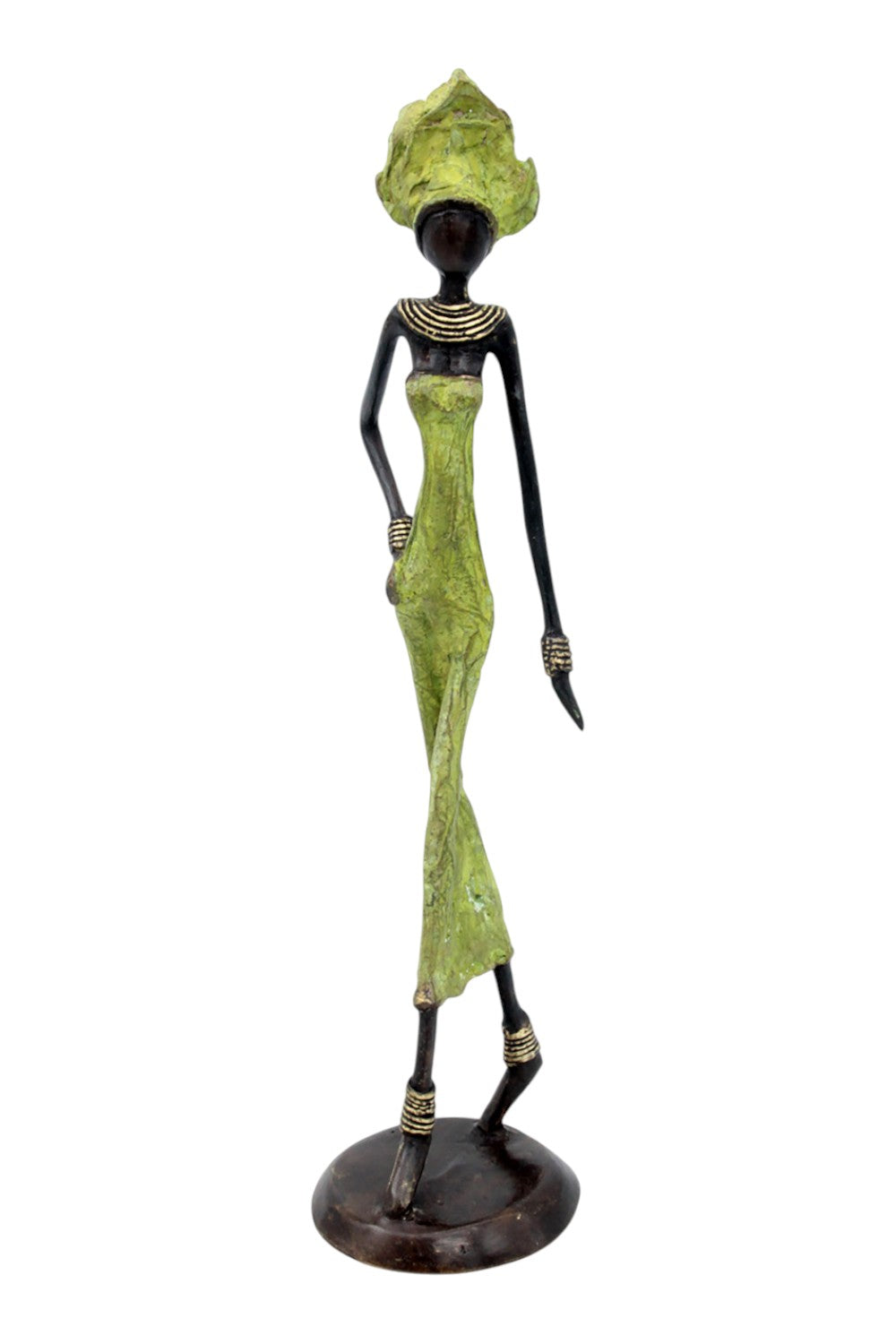 Bronze 35 cm vert n°4 