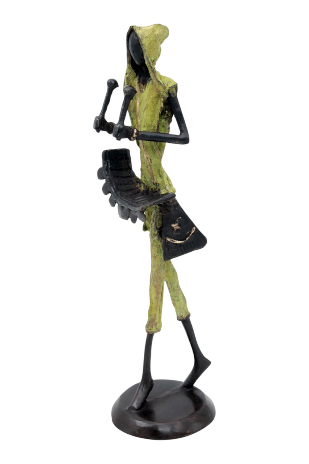 Bronze 35 cm vert n°10 