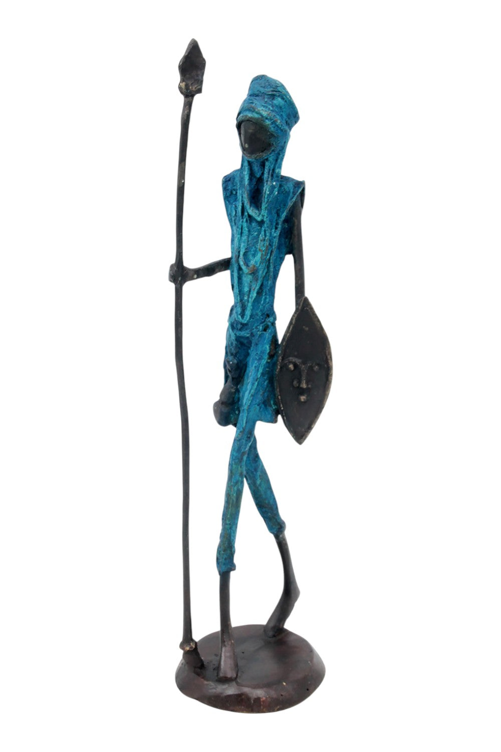 Bronze 35 cm bleu n°7 