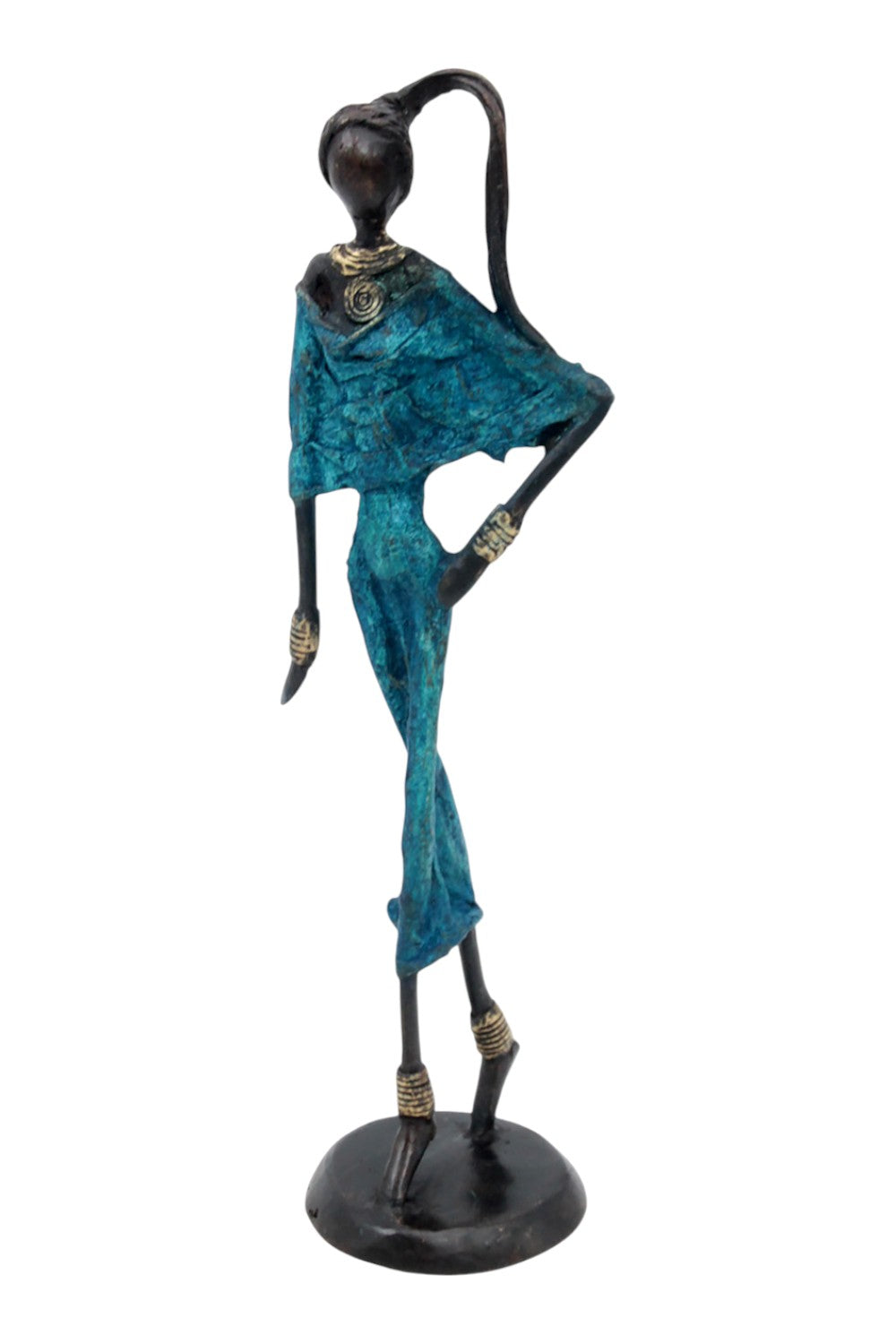 Bronze 35 cm bleu n°22 