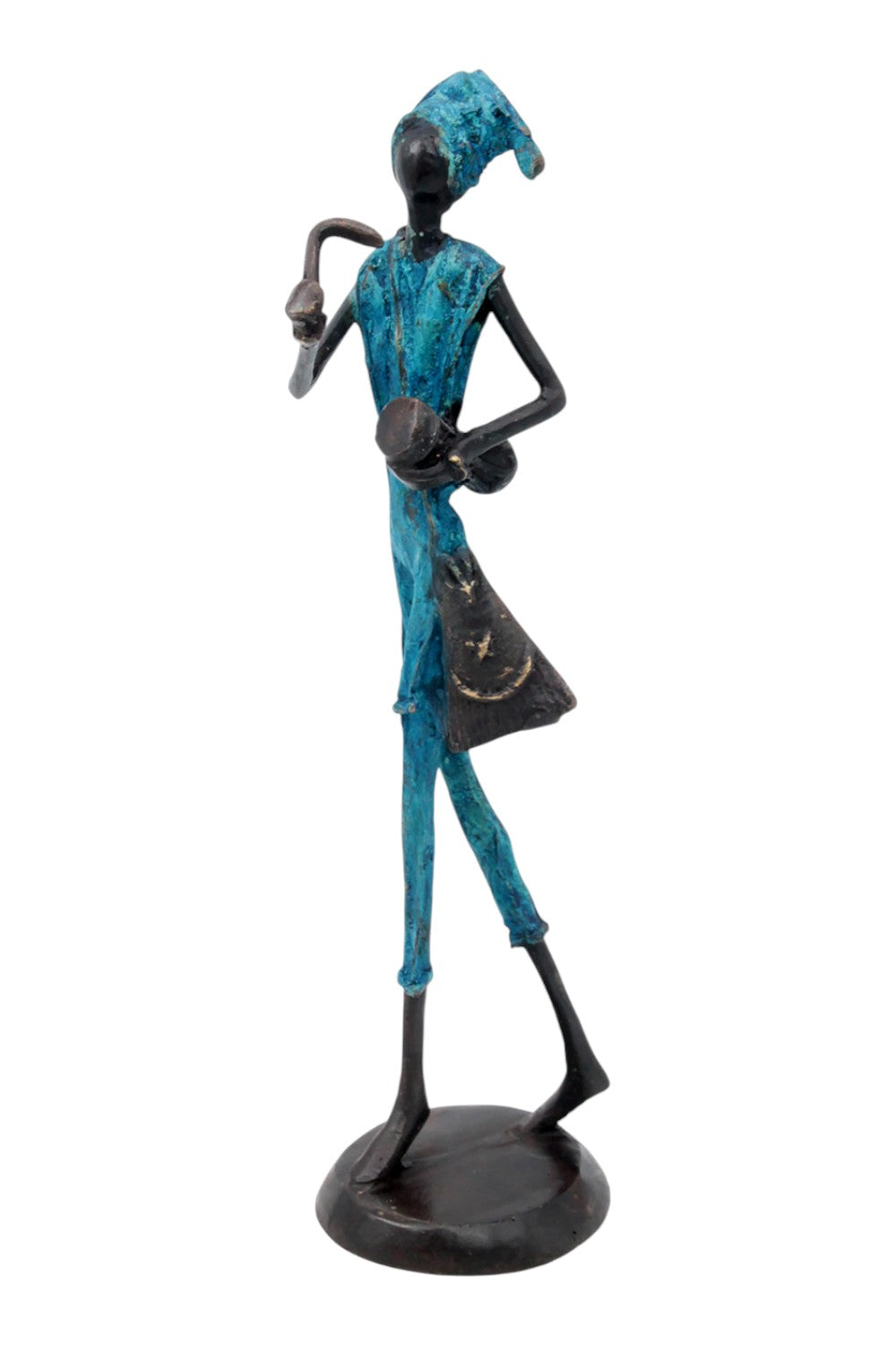 Bronze 35 cm bleu n°23 