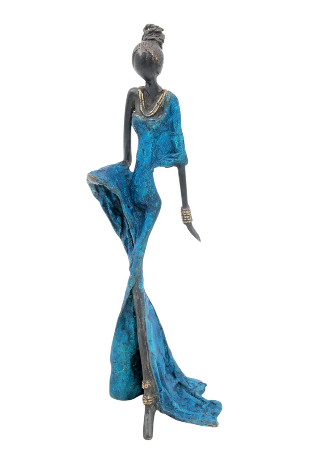 Bronze 35 cm bleu n°24 