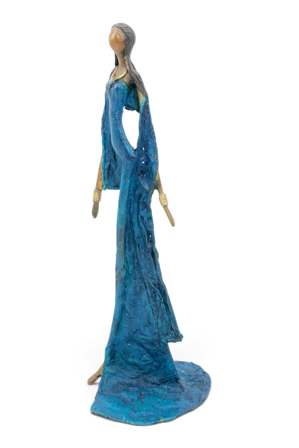Bronze sans socle 55 cm bleu n°3 