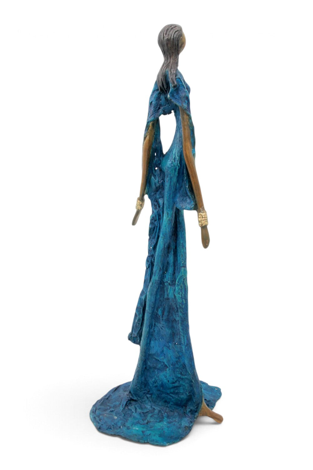 Bronze sans socle 55 cm bleu n°3 