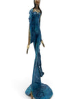 Bronze sans socle 55 cm bleu n°3 