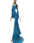 Bronze sans socle 55 cm bleu n°3 