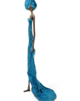Bronze sans socle 55 cm bleu n°4 