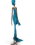 Bronze sans socle 55 cm bleu n°4 
