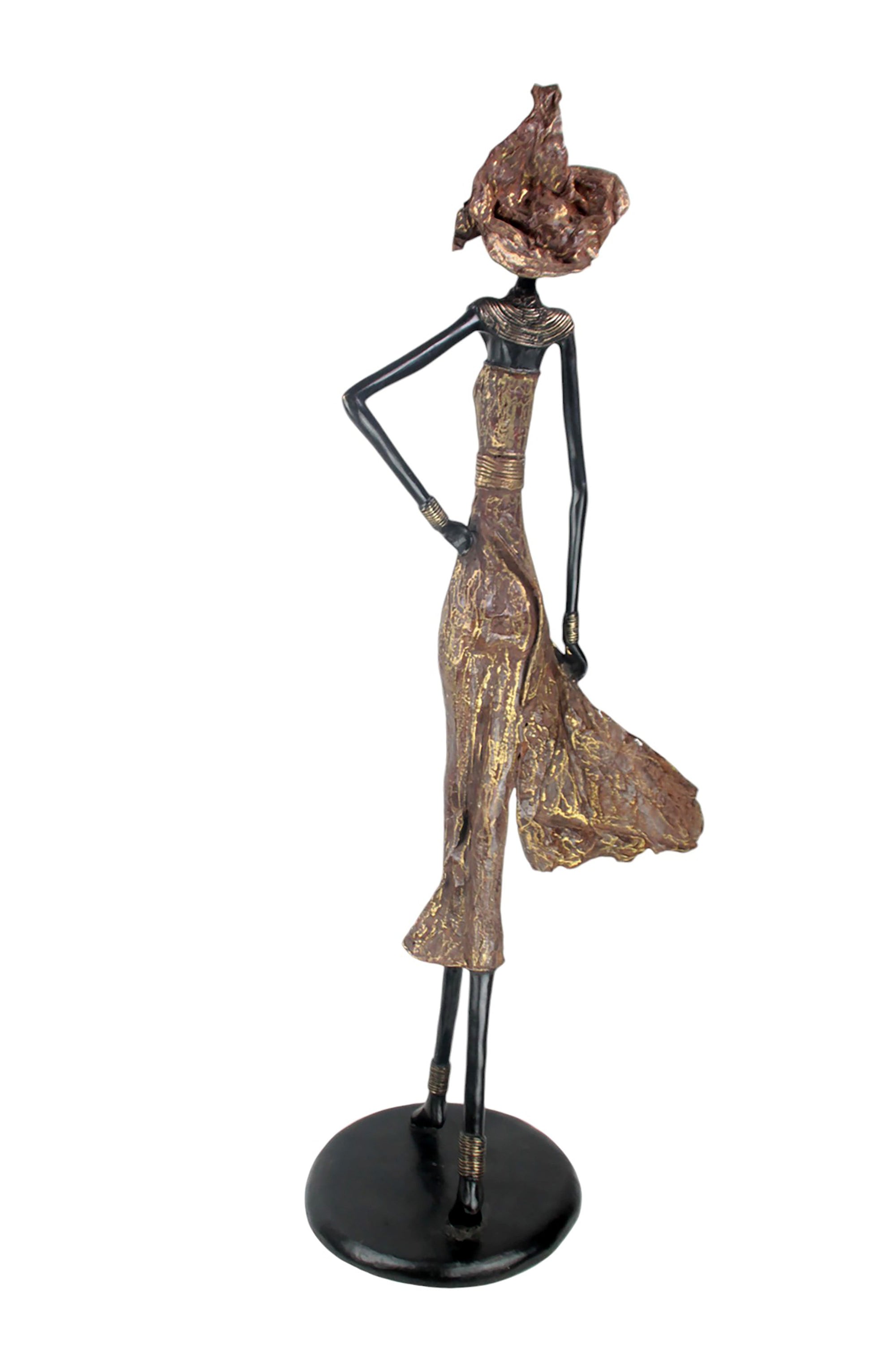 Bronze Issouf 130 cm marron n°1 Bronzes d'Afrique