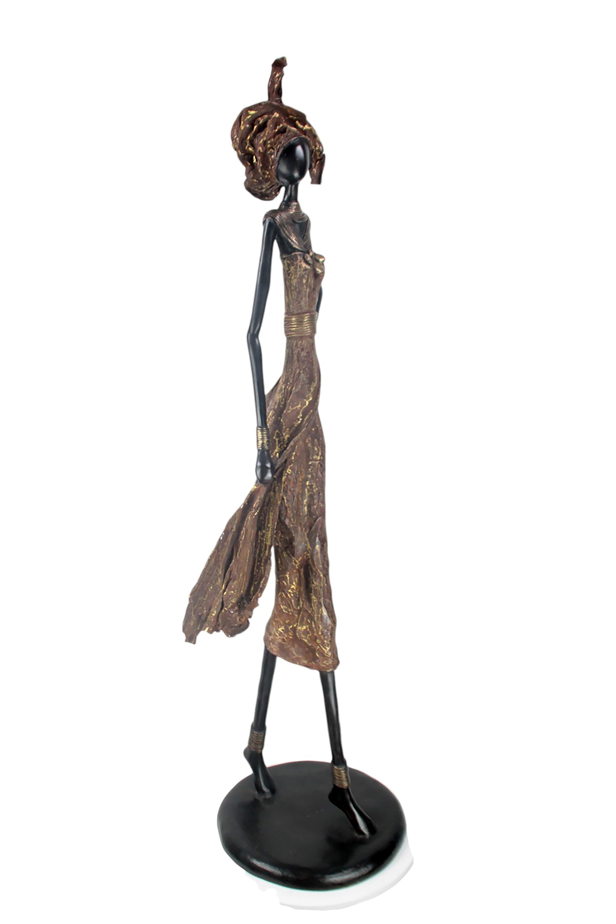 Bronze Issouf 130 cm marron n°1 Bronzes d'Afrique