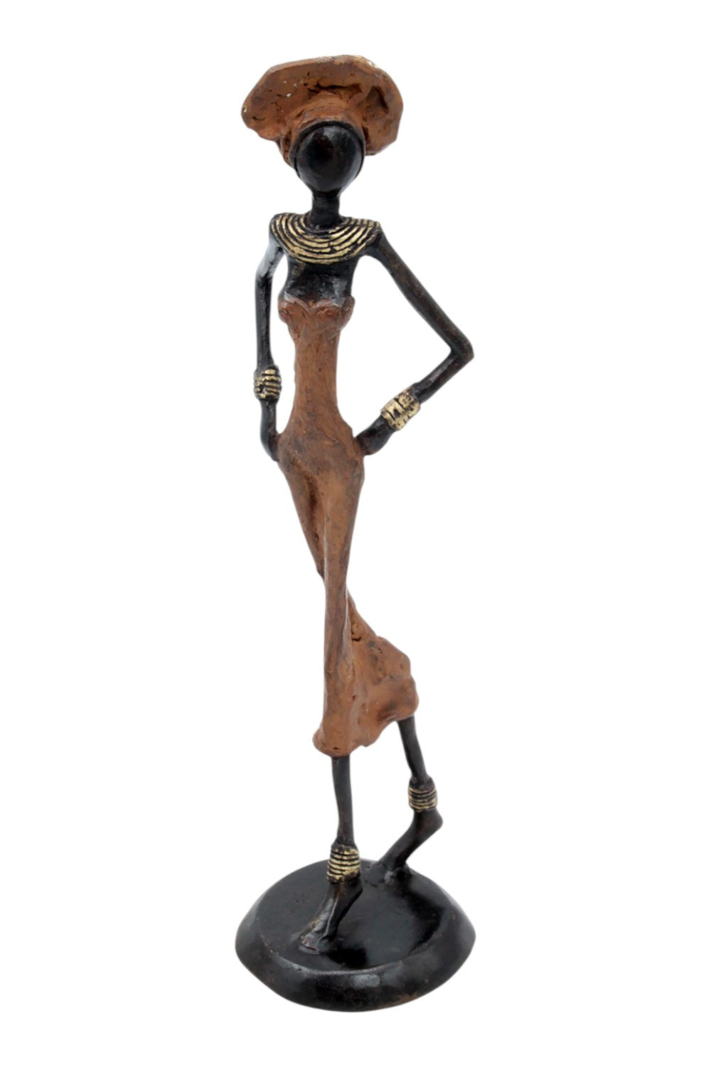 Bronze 35 cm marron n°1 