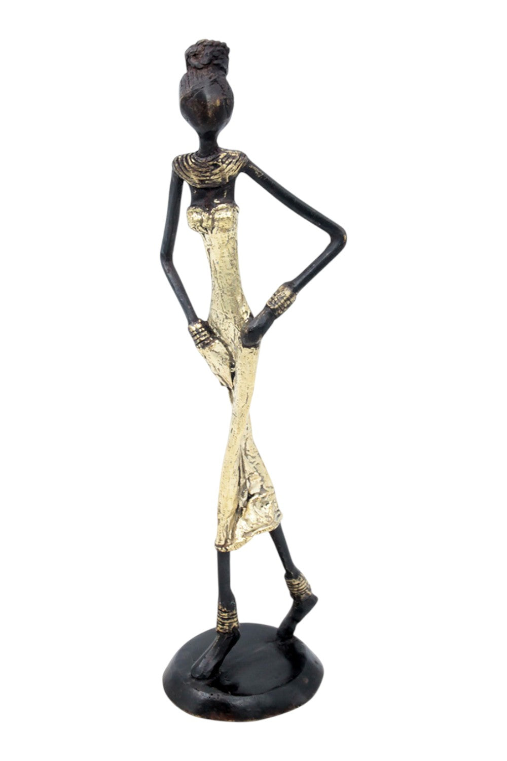 Bronze 35 cm doré n°10 