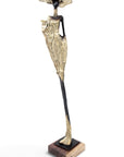 Bronze soclé 55 cm doré n°1 