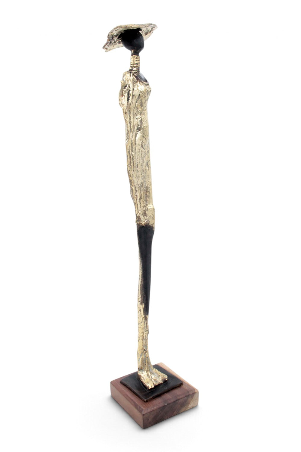 Bronze soclé 55 cm doré n°1 