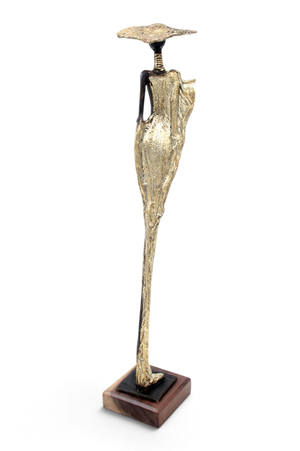 Bronze soclé 55 cm doré n°1 