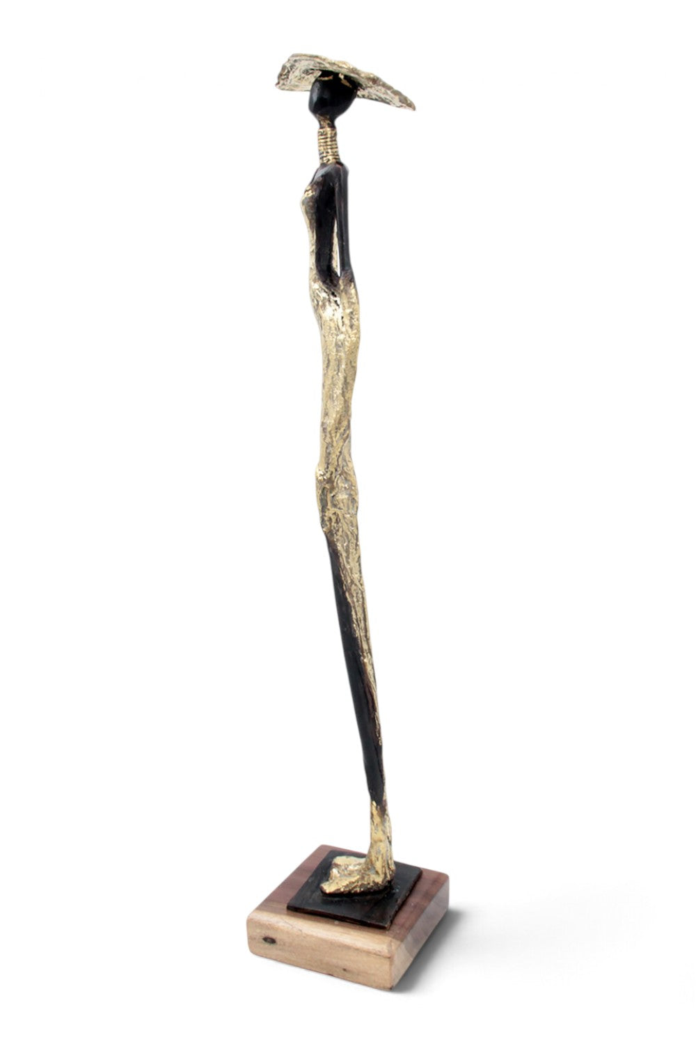 Bronze soclé 55 cm doré n°1 