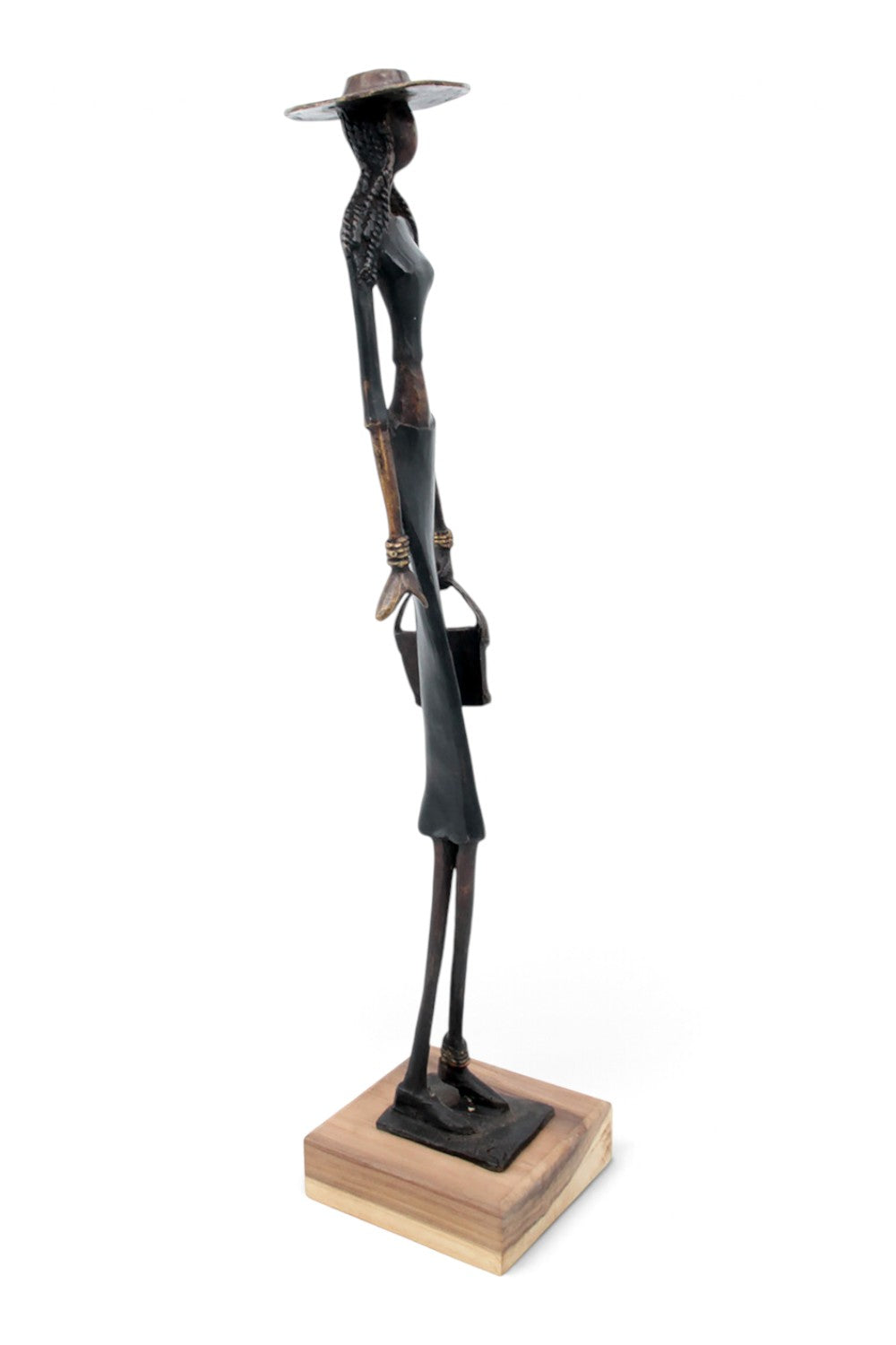 Bronze soclé 55 cm noir n°2 