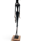 Bronze soclé 55 cm noir n°2 